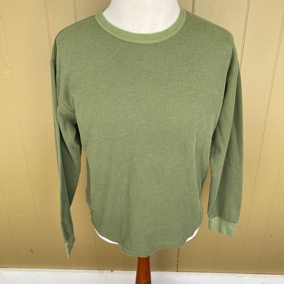 Fruit of the Loom men XL cotton blend longsleeve crewneck 4 shirt bundle - Picture 2 of 12